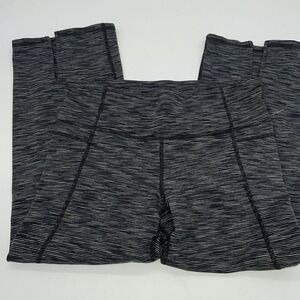 Athleta Split Leg Crops Capri Pants Gray Medium